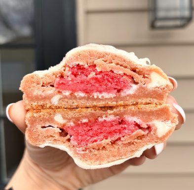 stuffed strawberries & cream