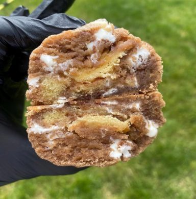 stuffed sticky honey bun